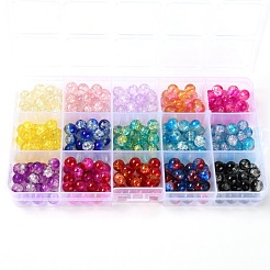 Perle di vetro trasparente&nbsp;GLAA-WH0029-07