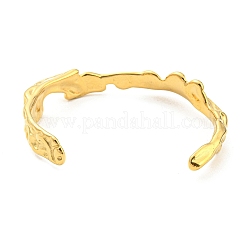 Браслеты-манжеты из нержавеющей стали 304 с ионным покрытием (IP)&nbsp;BJEW-C043-03G