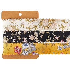 1 комплект полиэстеровой ленты с цветочным принтом OCOR-CY0002-38A