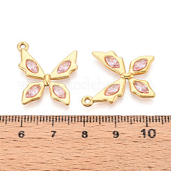 Colgantes de acero inoxidable 304 con circonitas cúbicas pavé&nbsp;STAS-T064-86G-05