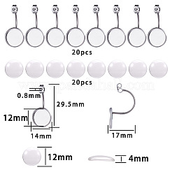 Diy earring makings DIY-SC0008-90P-12mm