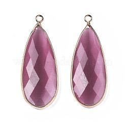 Подвески с камнями кошачий глаз G-S377-001