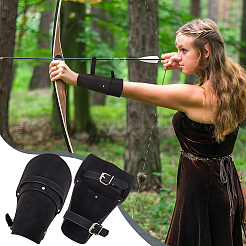 2шт. набор регулируемых браслетов из воловьей кожи BJEW-GA0001-11