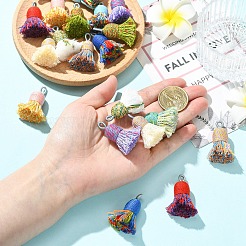 10 шт. 10-х цветные хлопковые подвески-кисточки&nbsp;FIND-YW0011-74