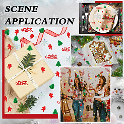 8 набор пластиковых кабошонов на рождественскую тематику KY-SC0002-22