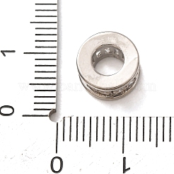 Ottone pave perline cubic zirconia europee&nbsp;CU-CBA0A9C-12P-B