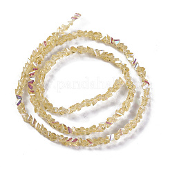 Стеклянные бусины с гальваническим покрытием &nbsp;EGLA-E057-01A-02