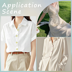 150 шт. 5-х цветные плоские круглые пуговицы из смолы&nbsp;BUTT-CY0001-24