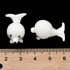 Лэмпворк-декорации в виде морских львов ручной работы&nbsp;LAMP-F043-07