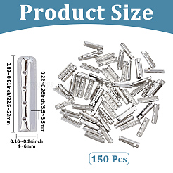 150 Stück Messing-Aglets für Schnürsenkel&nbsp;KK-CY0001-14P