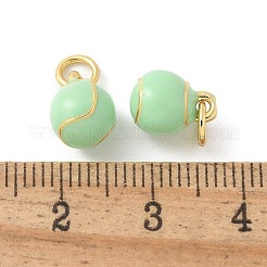 Латунь эмаль подвески&nbsp;KK-P294-38G-04