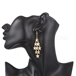 Серьги-подвески из нержавеющей стали марки 304&nbsp;EJEW-TA00771-01