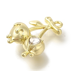 Подвески из сплава со стразами&nbsp;ENAM-B025-03G-02