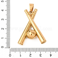 Ciondoli in acciaio inox 304&nbsp;STAS-D129-15G