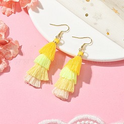 Pendientes colgantes con borlas de colores para mujer&nbsp;EJEW-JE06106