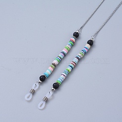 Цепочки для очков из хирургической нержавеющей стали 316 AJEW-EH00005-01