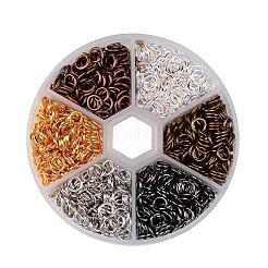 1 коробка с открытыми прыжковыми кольцами латунные прыжковые кольца KK-JP0007-6mm