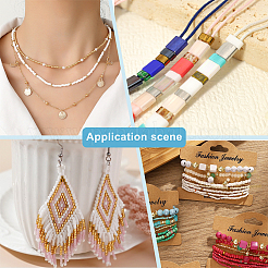 106 г набор из двух видов матовых непрозрачных стеклянных бусин&nbsp;SEED-GO0001-11A