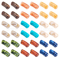45 pz 9 colori perline di pietre preziose imitazione acriliche&nbsp;MACR-TA0002-93