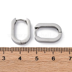 Серьги-кольца Huggie Hoop из нержавеющей стали 304&nbsp;LS-STAS-H156-11A-P