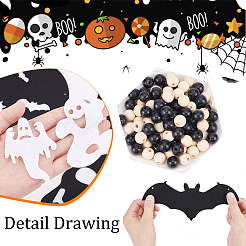 Набор для изготовления украшений на вечеринку в честь Хэллоуина DIY-OC0008-64