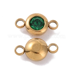 Conectores de eslabones de rhinestone de acero inoxidable 304&nbsp;STAS-P237-17G-12
