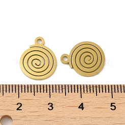 Ionenplattierung (IP) 304 Edelstahl-Anhänger&nbsp;STAS-J042-08G