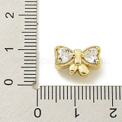 Placcatura a cremagliera in ottone con micro pavé di zirconi cubici&nbsp;KK-K386-19G-01