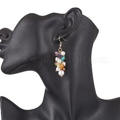 Серьги-подвески из нержавеющей стали 304 с кристаллами EJEW-JE06451