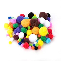 10mm bis 30mm gemischte Größen multicolor assorted pom poms bälle über 550 stücke für diy puppe handwerk party dekoration