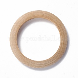 Bracelet gros bois vintage, bracelet simple à bande unie pour hommes femmes, burlywood, diamètre intérieur: 2-1/2 pouce (6.35 cm)