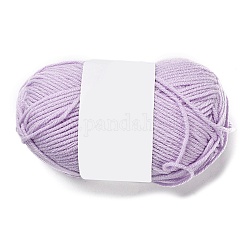 Fil de fibre acrylique à tricoter en coton au lait, Fil à crochet 4 épaisseur, fil d'aiguille à poinçonner, chardon, 2mm