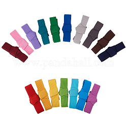 Goma elástica plana coloreada, correas de costura accesorios de costura, color mezclado, 20mm, alrededor de 0.98~1.09 yarda (0.9~1 m) / hebra