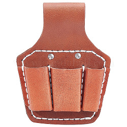 Housses de protection pour pinces en cuir de bovin, selle marron, 164x125x27mm