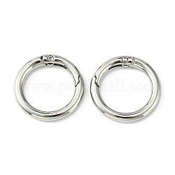 Пружинные кольца из цинкового сплава, уплотнительные кольца, платина, 27.5x3.5 мм, внутренний диаметр: 19.5 мм