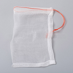 Упаковочные пакеты из органического нейлона, шнурок сумки, для борьбы с насекомыми и замачивания семян, белые, 16.5x10.5x0.07 см