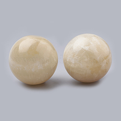 Natürliche Topas Jade Dekorationen, Runde, 49~51 mm