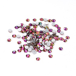 K9 strass opale brillant, décoration d'ongle de pierres précieuses rondes plates, pour les embellissements de fabrication de bijoux de bricolage, rose, 2.8mm, environ 1440pc / bag