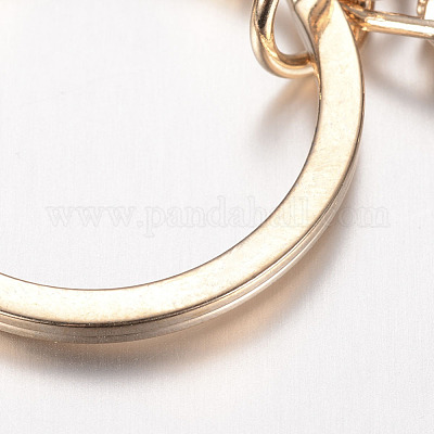 Брелок для ключей с застежкой-лобстером из железа и сплава X-KK-F0320-02-1