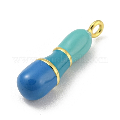 Латунь эмаль подвески KK-E093-03G-I-1