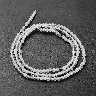 Бусины из натурального радужного лунного камня G-RM2025-A15-2mm-1