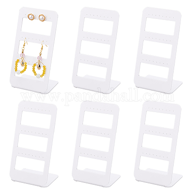 6PCS Black Jewelry Trays Jewelry Box Inserts Jewelry Display Jewelry Holder