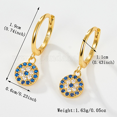 Винтажные 925 серьги-кольца из стерлингового серебра OY5595-1-1