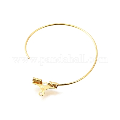 Стойки обшивки латунь кольцо серьги обруча&nbsp;KK-L125-01G-1