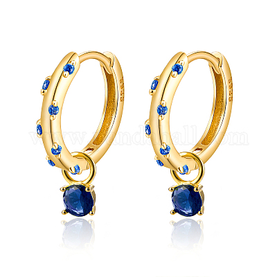 Плоские круглые серьги-кольца из стерлингового серебра s925 FO8345-2-1