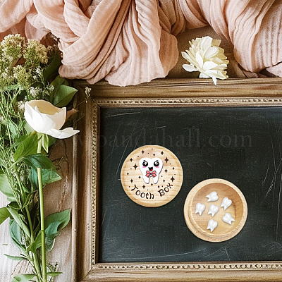 Круглая буковая деревянная 3d шкатулка с гравировкой 