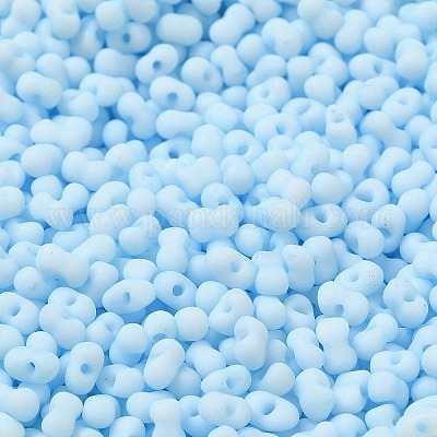 Стеклянный матовый бисер&nbsp;SEED-K009-05B-09-1