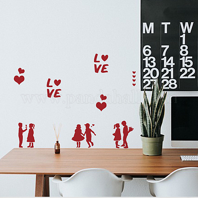 Wholesale MAYJOYDIY US 1Pc Valentine's Day Couple PET Hollow Out ...