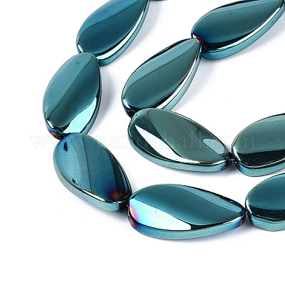 Стеклянные бусины с гальваническим покрытием &nbsp;EGLA-N055-02M-1