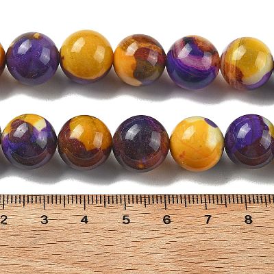 Природные многоцветные агат бисер пряди G-A261-B20-14mm-1